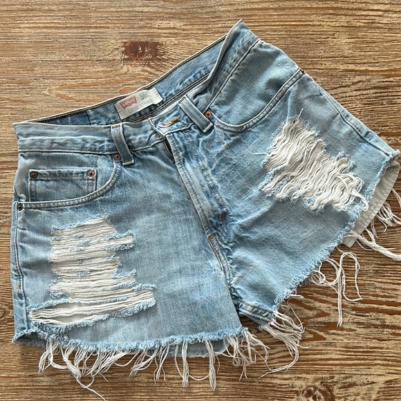 Levi's Pants - Levi’s 569 Distressed Shorts